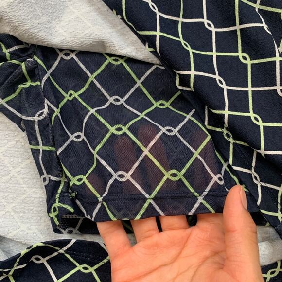 Nivo NVO Skort Womens S Small Navy Green Stretch Mesh Shorts Performance Golf - Picture 6 of 13